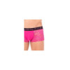 Boxer magenta en dentelle délicate 